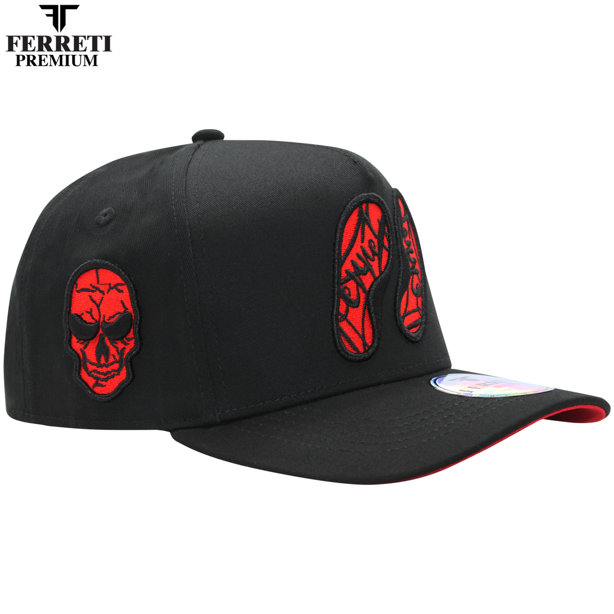 Ferreti Hats FT18 Red Bottoms