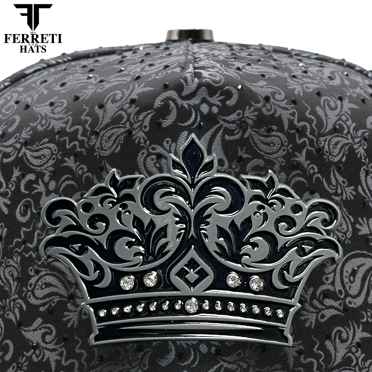 Ferreti Hats FT203 Black Crown
