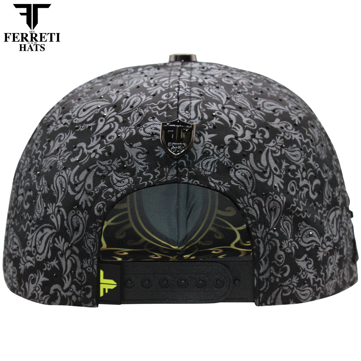 Ferreti Hats FT203 Black Crown