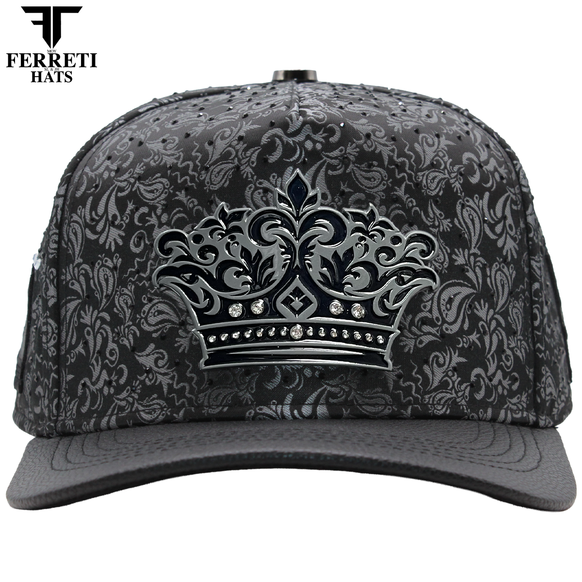 Ferreti Hats FT203 Black Crown