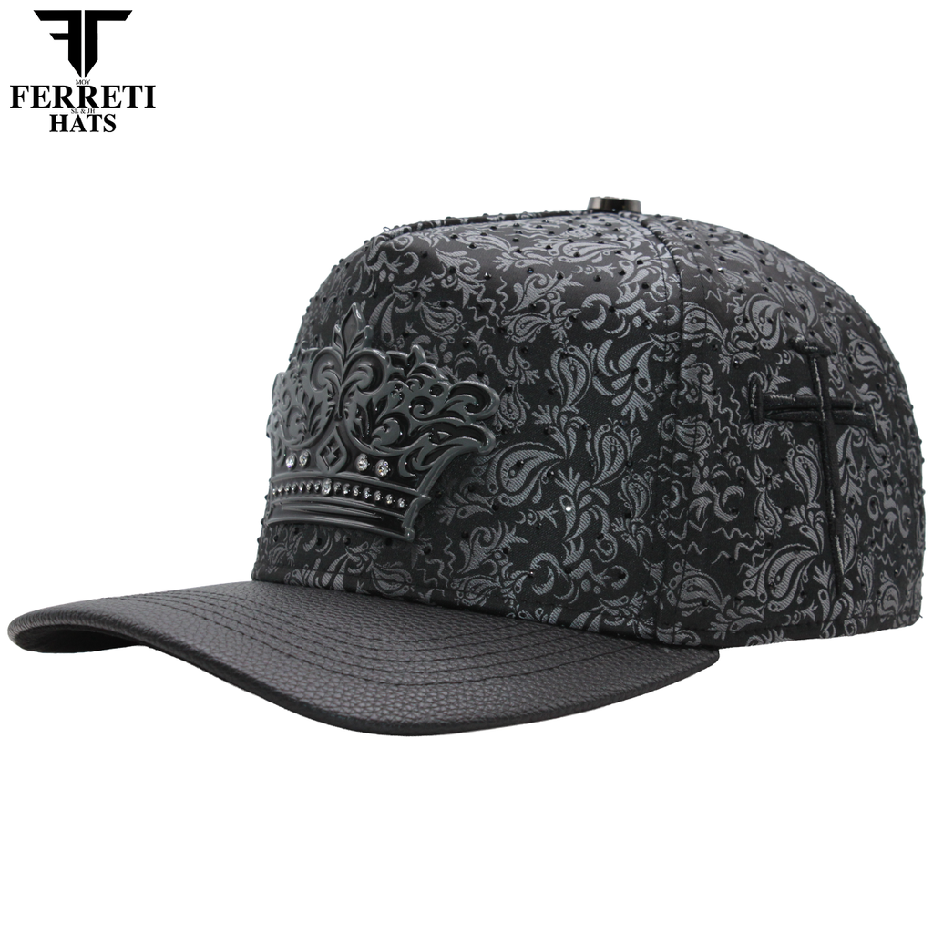 Ferreti Hats FT203 Black Crown