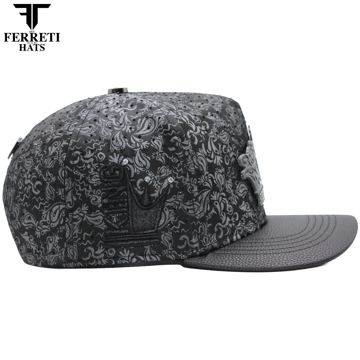 Ferreti Hats FT203 Black Crown