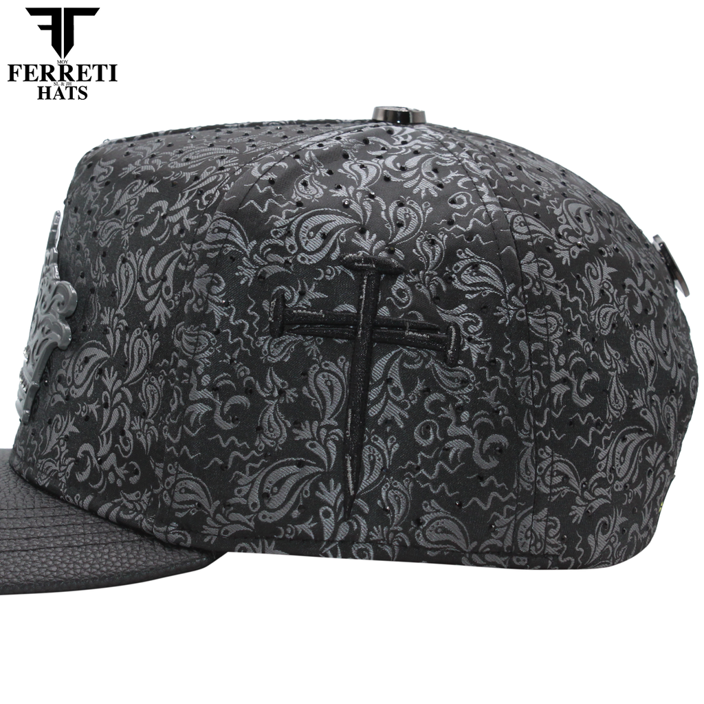 Ferreti Hats FT203 Black Crown